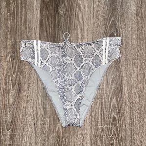 Frankies Bikinis Snakeskin bottoms